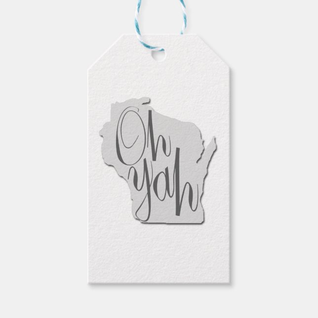 Étiquettes-cadeau Oh Yah Classic Round (Devant)