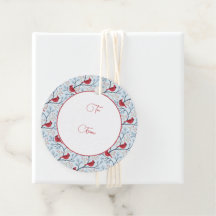 Oiseau cardinal rouge d'hiver