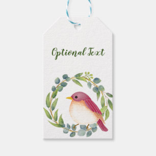 Étiquettes-cadeau Oiseau sauvage et chanteur gratuit