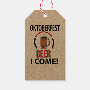 Étiquettes-cadeau Oktoberfest Beer Festival Party Oktoberfest