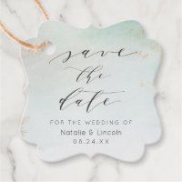 Ombre Mint Green Frosted Gold Foil Enregistrer La