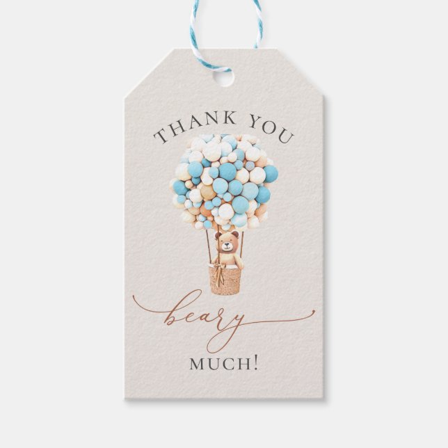 Étiquettes-cadeau On Peut Attendre ! Baby shower Invitation Don Ta (Devant)