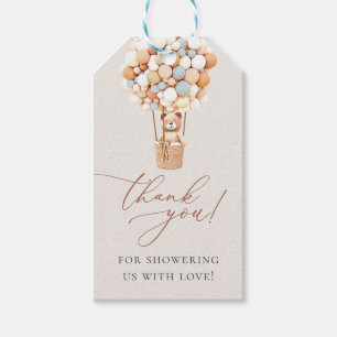 Étiquettes-cadeau On Peut Attendre ! Baby shower Invitation Don Ta