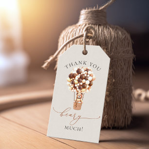 Étiquettes-cadeau On Peut Attendre ! Baby shower Invitation Don Ta