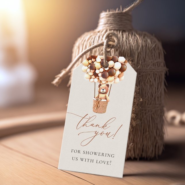 Étiquettes-cadeau On Peut Attendre ! Baby shower Invitation Don Ta (Créateur téléchargé)