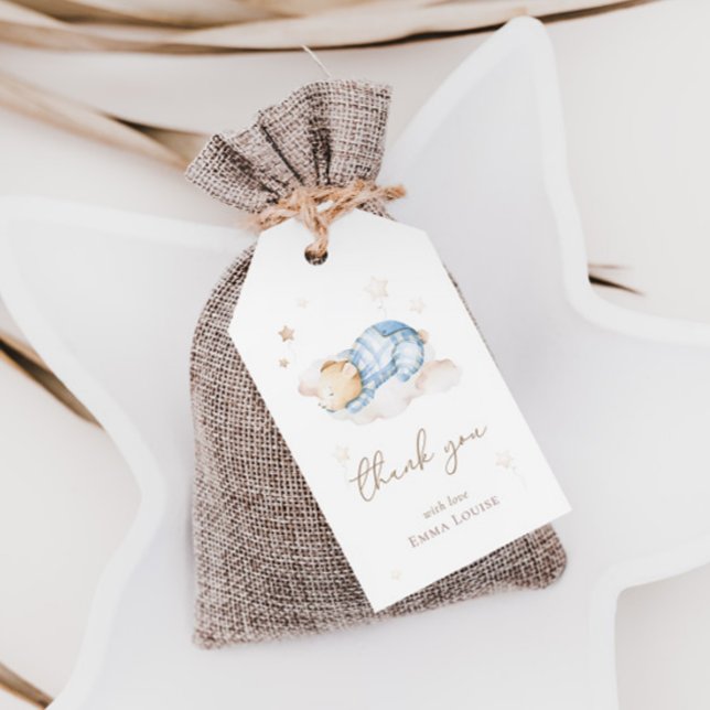 Étiquettes-cadeau On peut attendre Teddy Bear Merci (Créateur téléchargé)