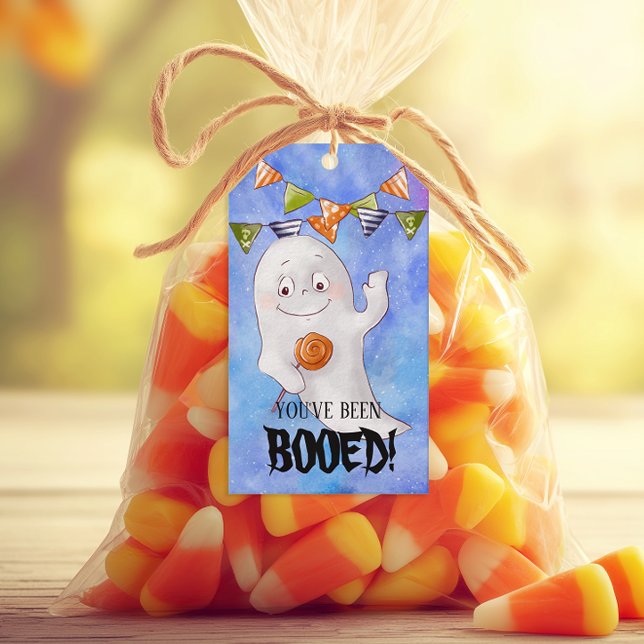Étiquettes-cadeau On vous a réservé Halloween (You've been booed! Personalized Halloween Gift Tag)
