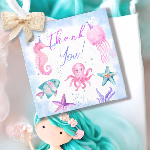 Étiquettes Cadeau ONEder La Mer Mermaid 1er anniversaire migre Océ