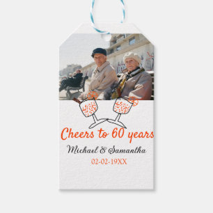 Étiquettes-cadeau Orange applaudit à 60 ans de mariage