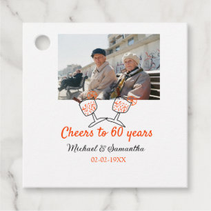 Étiquettes Cadeau Orange applaudit à 60 ans de mariage