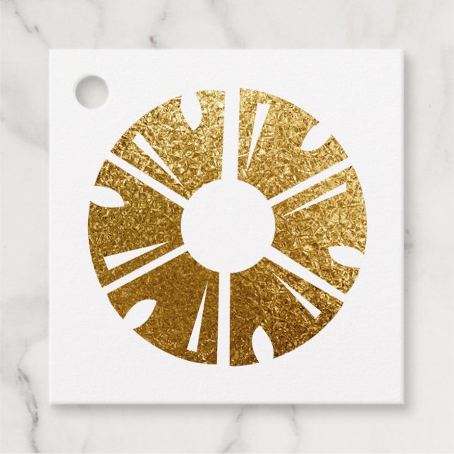 Étiquettes Cadeau Organisateur d'événements Faux Ananas en feuille d (Devant)