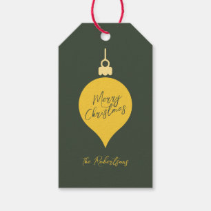 Étiquettes-cadeau Ornement de Noël Rétro Fête Colorée