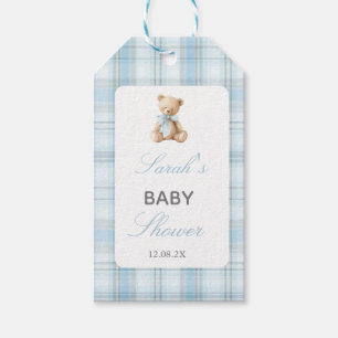 Étiquettes-cadeau Ours Préparé Fête de Naissance Garçon