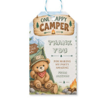 Ourson des Bois One Happy Camper 1er Anniversaire