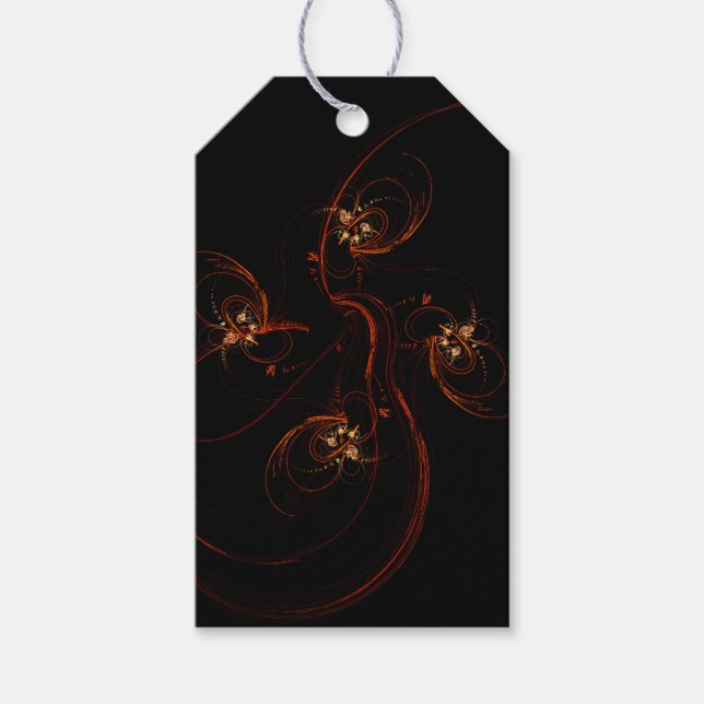 Étiquettes-cadeau Out of the Dark Abstract (Devant)