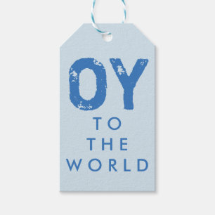 Étiquettes-cadeau Oy to the World Hanoukka Gift Tags