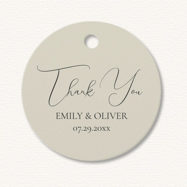 Étiquettes Cadeau Oyster Shells Wedding Favor Tags (Créateur téléchargé)