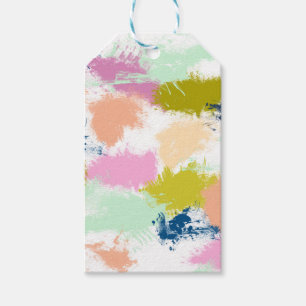 Étiquettes-cadeau Paint les frottis