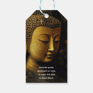 ÉTIQUETTES-CADEAU PAIX RAPPELÉE PORTRAIT DE MÉDITATION