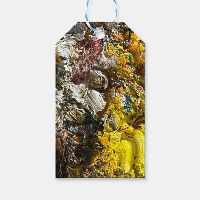 Étiquettes-cadeau Palette de l'artiste #1 (Devant)