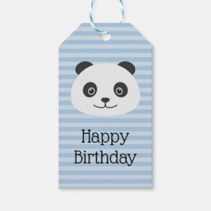 Étiquettes-cadeau Panda