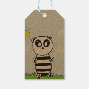 Étiquettes-cadeau Panda Kids