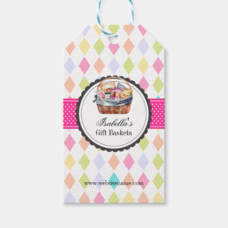 Étiquettes-cadeau Panier cadeau personnalisé