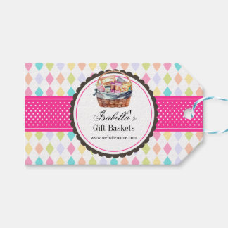 Étiquettes-cadeau Panier cadeau personnalisé