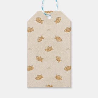 Étiquettes-cadeau Papier cadeau Taiyaki & Seigaiha japonais