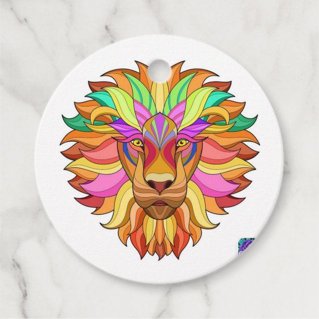 Étiquettes Cadeau Papier d'emballage décoratif de luxe – Feuille de  (Devant)