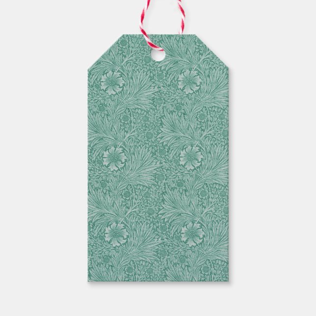 Étiquettes-cadeau Papier peint floral Wiliam Morris (Devant)