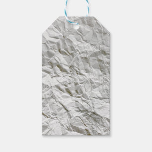 Étiquettes-cadeau Papier ridé drôle
