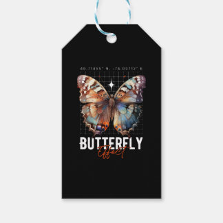 Étiquettes-cadeau papillon
