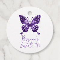 Papillon de cristal d'améthyste Pierre de naissanc