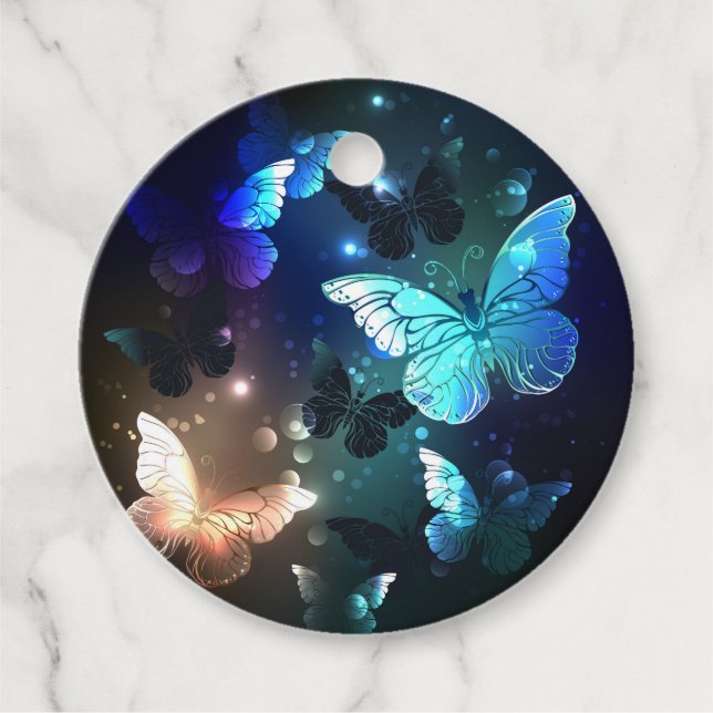Étiquettes Cadeau Papillon de nuit (Devant)