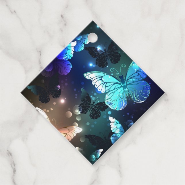 Étiquettes Cadeau Papillon de nuit (Devant)
