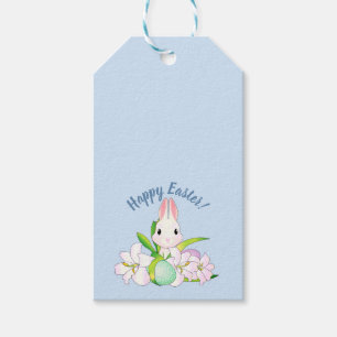 Étiquettes-cadeau Pâques Lilies & Sweets Bunnies