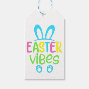 Étiquettes-cadeau Pâques Vibes Pastel
