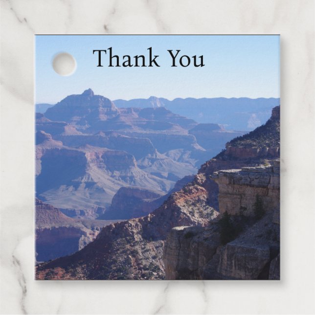 Étiquettes Cadeau Parc national du Grand Canyon, South Rim (Devant)