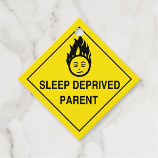 Étiquettes Cadeau Parent privé du sommeil