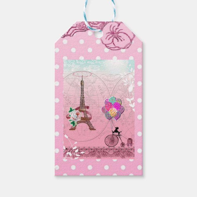 Étiquettes-cadeau Paris inspired Gift Tag (Devant)