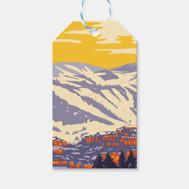 Étiquettes-cadeau Park City (Devant)
