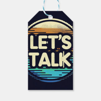 Étiquettes-cadeau Parlons