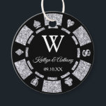 Étiquettes Cadeau Parties scintillant argent Poker Chip Casino Maria<br><div class="desc">Célébrez dans le style avec ces tags tendance de puces de poker tendance. Le design est facile à personnaliser avec votre propre libellé et votre famille et vos amis seront enchantés quand ils reçoivent ces fabuleuses étiquettes de faveur de la fête.</div>