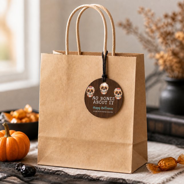 Étiquettes Cadeau Pas de doute Sugar Skull (There are no bones about it—these colorful sugar skull favor tags are ready to bring the party)