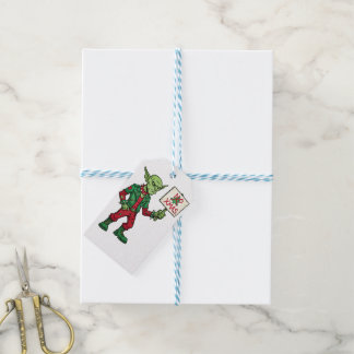 Étiquettes-cadeau Pas de Noël – Style Alien Rebelle