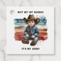 Pas Mon Premier Rodéo Bébé Cowboy Anniversaire