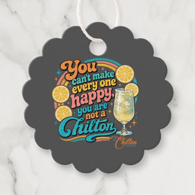 Étiquettes Cadeau Pas un Chilton  (Devant)