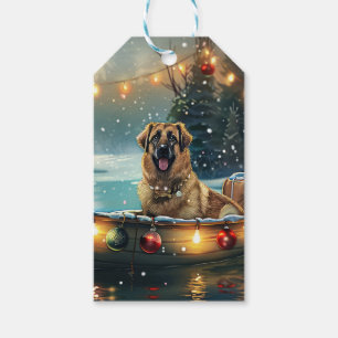 Étiquettes-cadeau Pasteur anatolien Noël Festive Voyage
