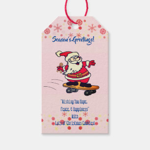Étiquettes-cadeau Patinage de Noël